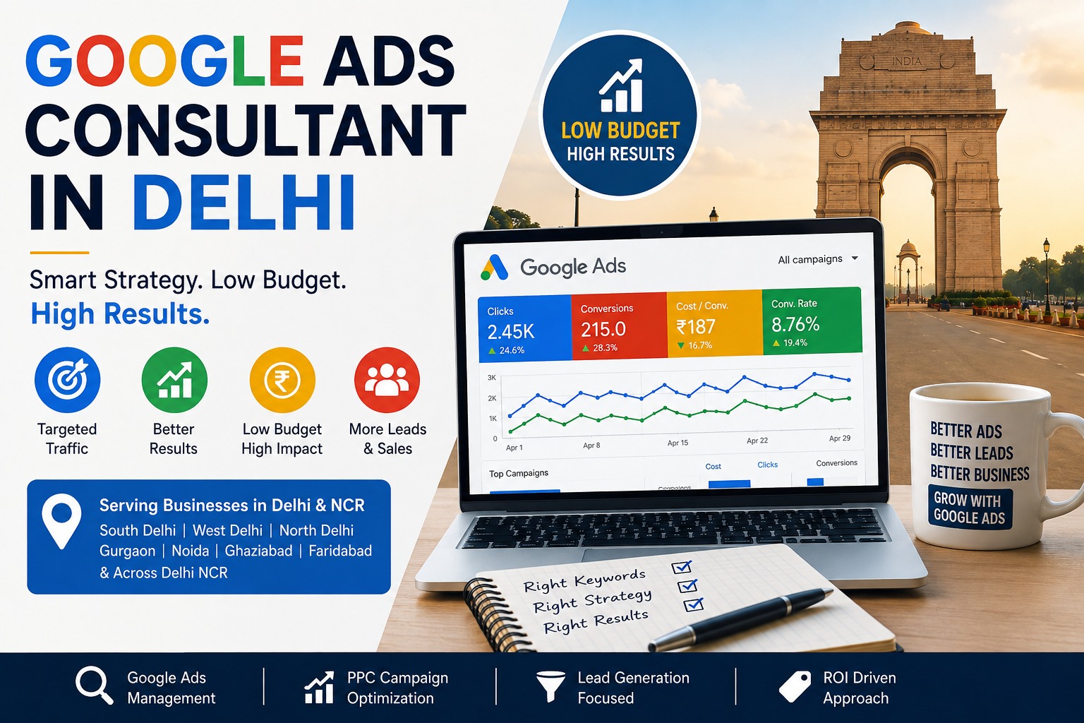 Google Ads Consultant in Delhi: Grow Your Business with Smart PPC Advertising