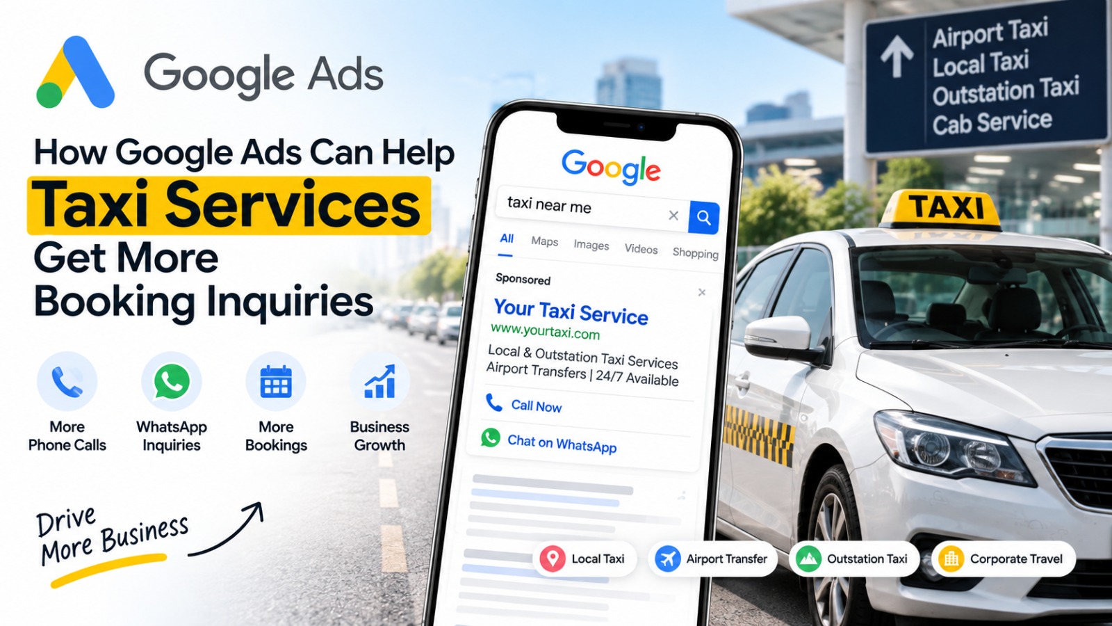 How Google Ads Can Help Taxi Services Get More Booking Inquiries